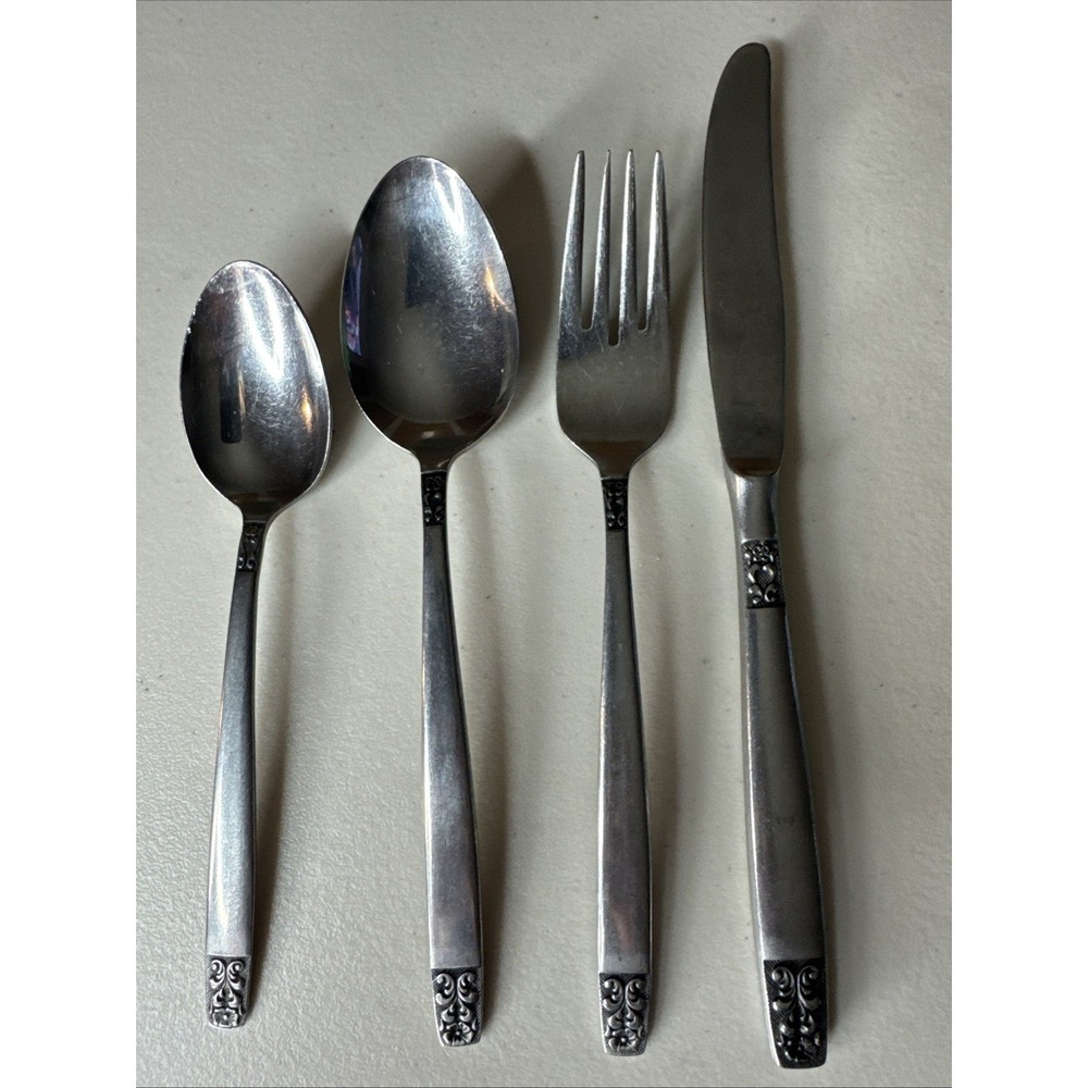 Stanley Roberts Danesmore Flatware 4 Pc Lot  Stainless Steel Japan 1 Piece Place